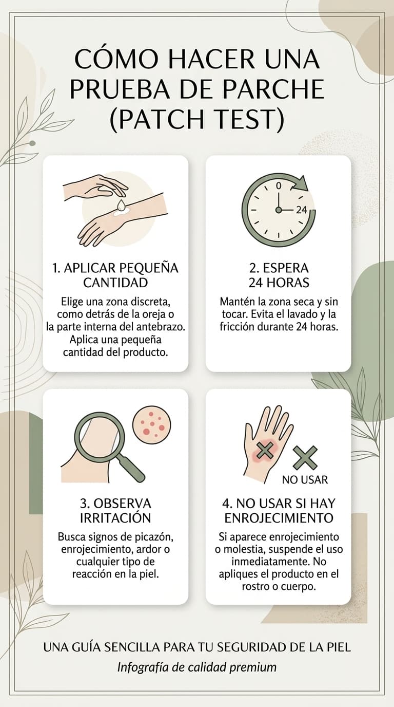 Cómo hacer una prueba de parche