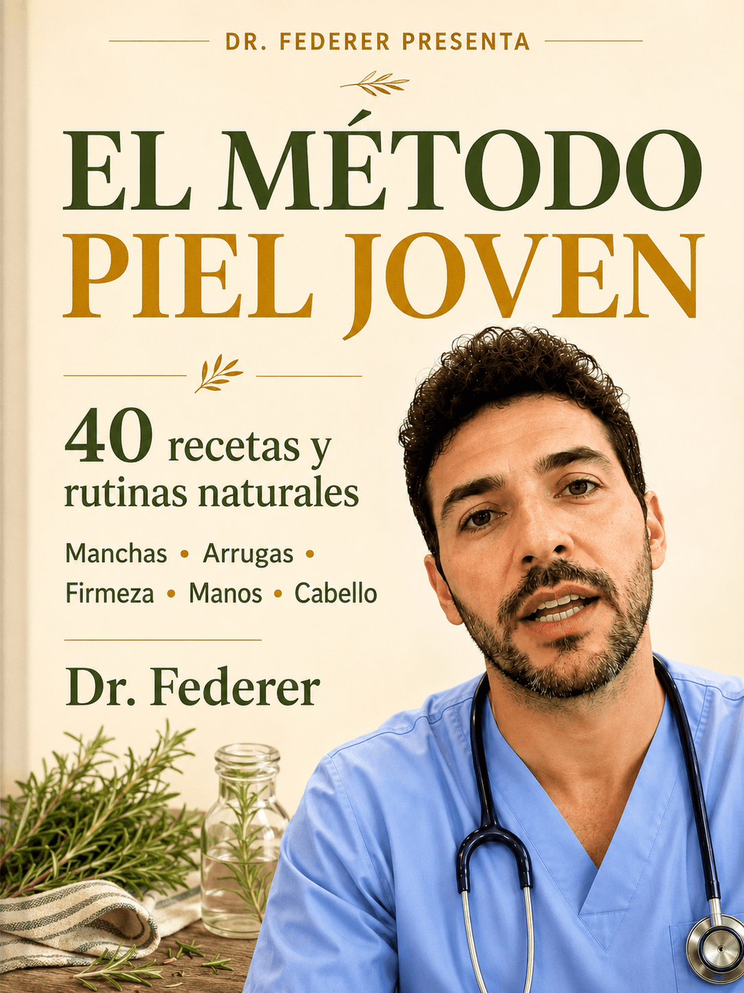 El Método Piel Joven del Dr. Federer — portada de la guía